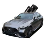 Wear-Resistant Self-Adhesive Super Glossy Color Change UV Proof Body Wrap Vinyl Film AMG Mountain Gray Car Wrap TPU Film