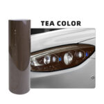 Tea Color Car Headlight PPF Tint Film Automobile Headlamp Protective Tph Headlight Tint Film
