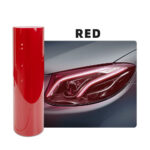 High Quality TPH Car Headlight Tint Film Red Heat Healing Headlight Film