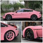 Wholesale Lolita Pink Gloss Car Wrap Vinyl Film Roll Custom Bubble Free Colorful TPU PPF Film - Image 3